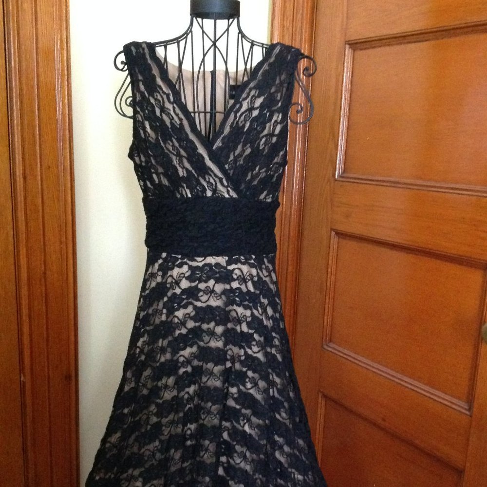 Black Lack Cocktail Dress